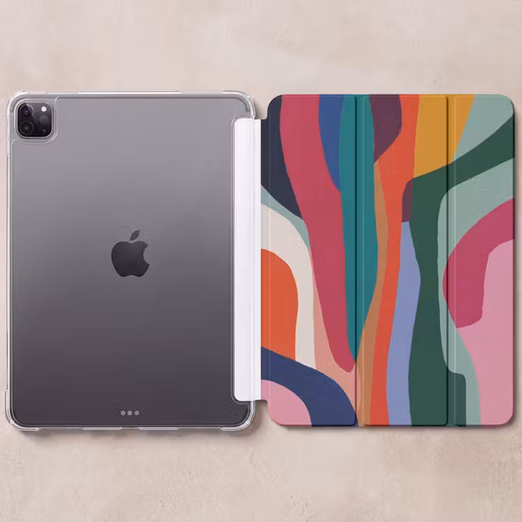 iPad-Hülle - Formen - Kurven - Bunt - Abstrakt — 6