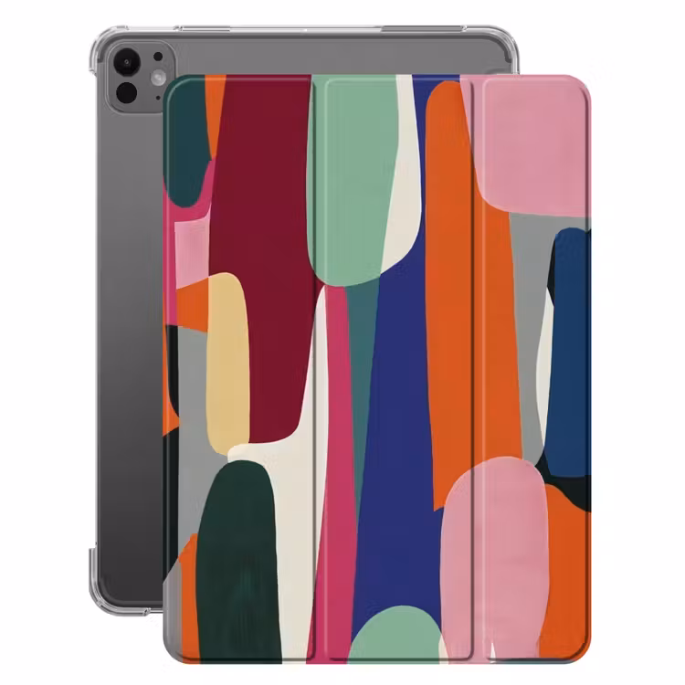 iPad-Hülle - Formen - Rhythmisch - Farben - Abstrakt — 1