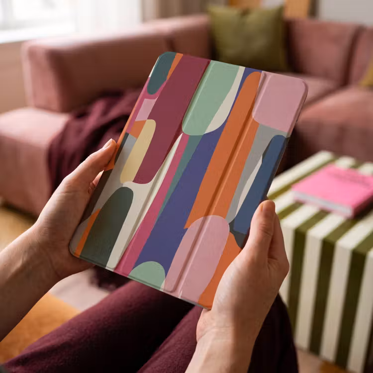 iPad-Hülle - Formen - Rhythmisch - Farben - Abstrakt — 4