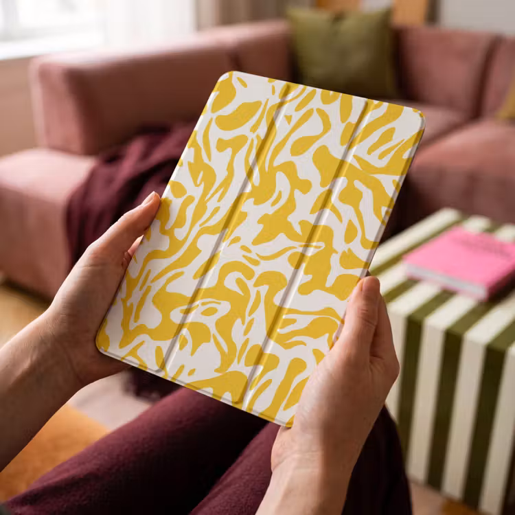 iPad-Hülle - Formen - Weiß - Abstrakt — 4