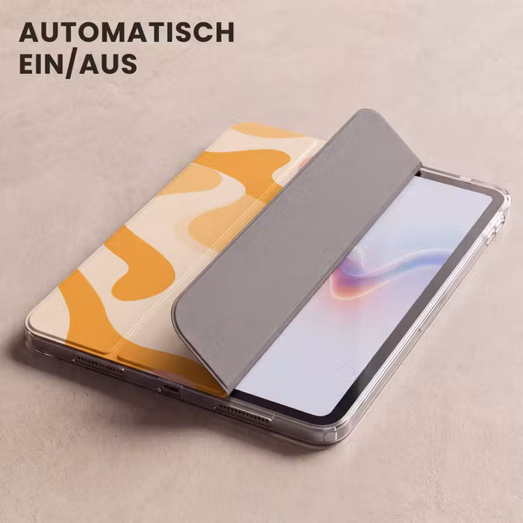 iPad-Hülle - Abstrakt - Gewellt - Orange — 5