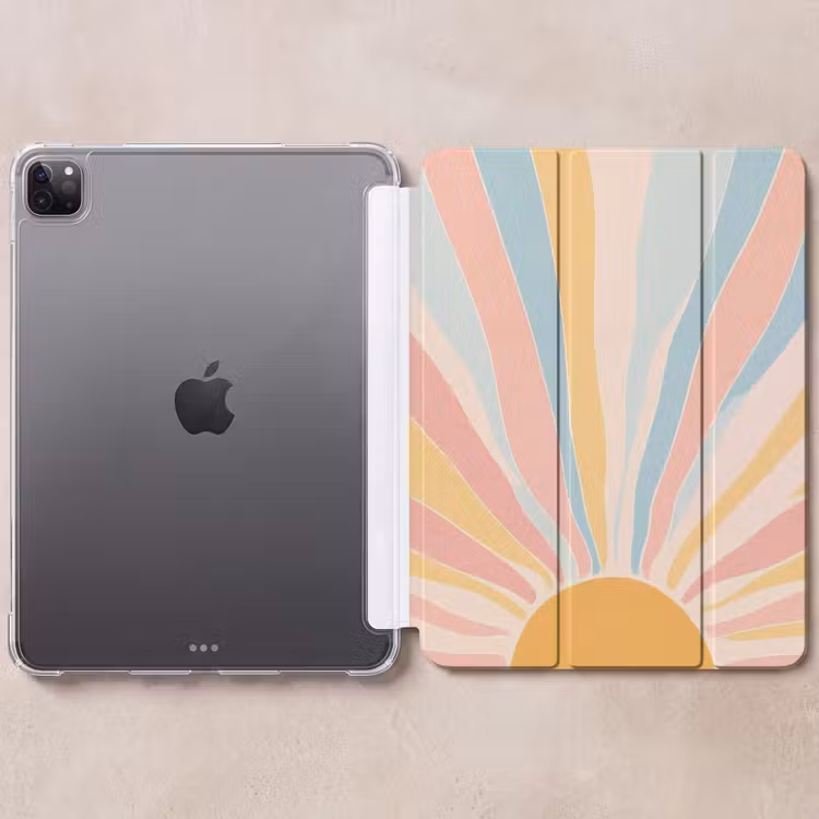 iPad-Hülle - Illustration - Sonne - Pastellfarben — 6