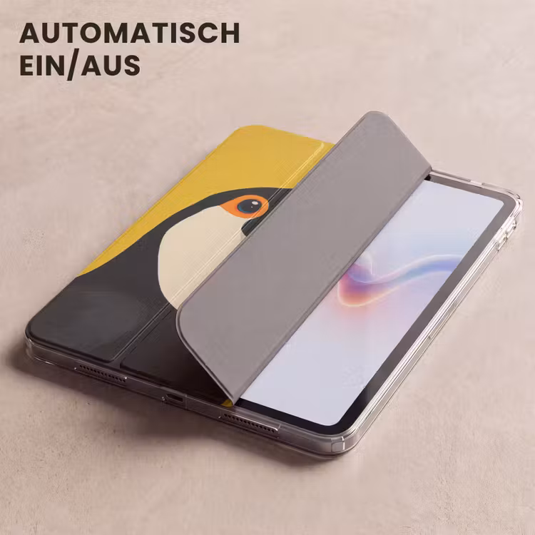 iPad-Hülle - Tukan - Minimalistisch - Schnabel - Orange — 5