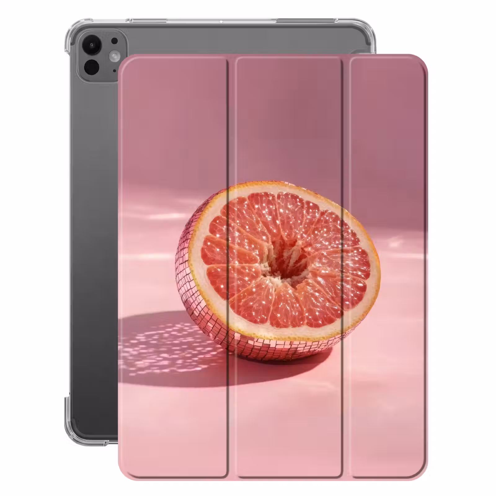iPad-Hülle - Grapefruit - Rosa - Disco - Glänzend — 1
