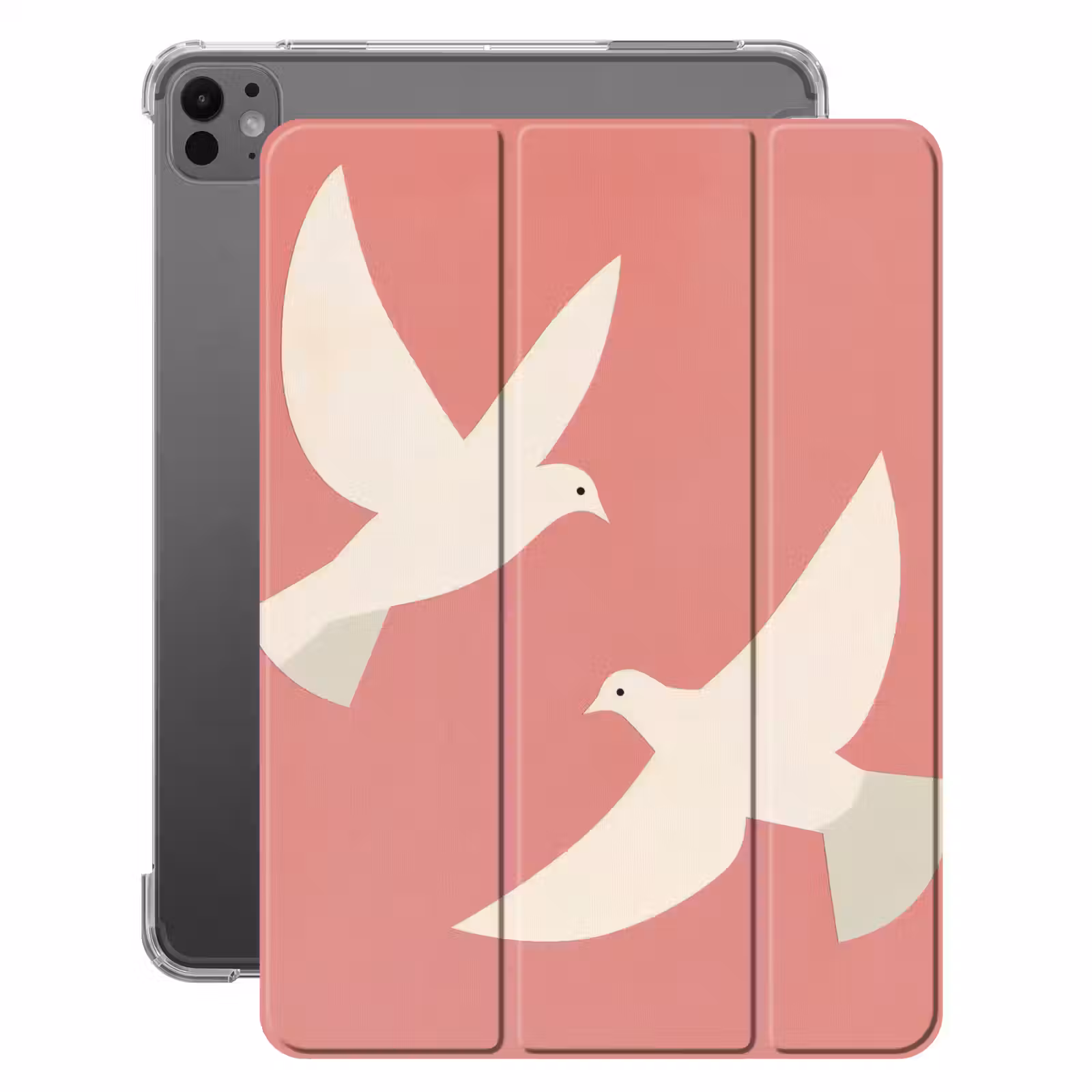 iPad-Hülle - Tauben - Weiß - Ziertauben — 1