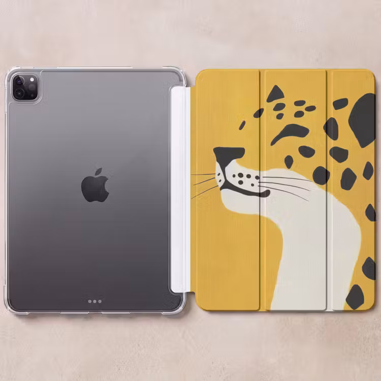 iPad-Hülle - Gepard - Illustration - Gelb — 6