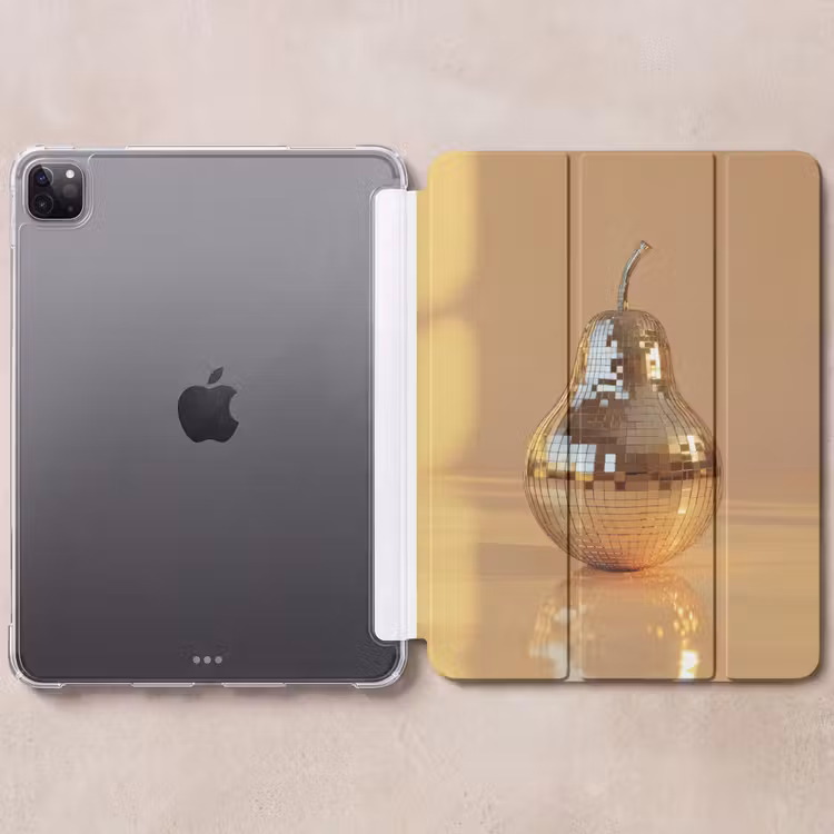 iPad-Hülle - Gold - Disco - Glitzer - Birne — 6