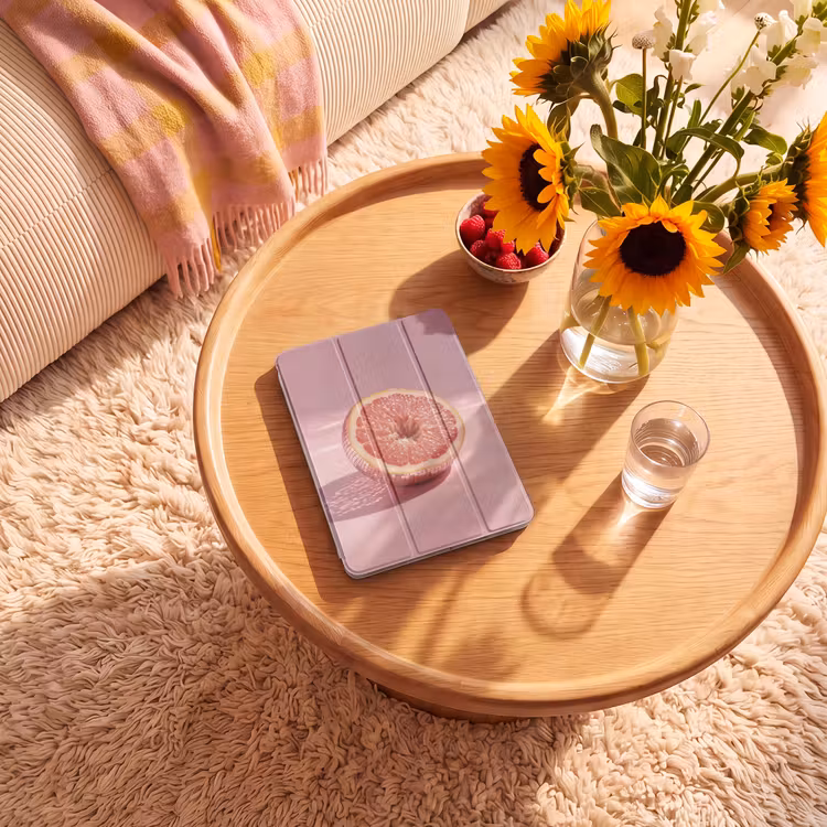 iPad-Hülle - Grapefruit - Rosa - Disco - Glänzend — 2