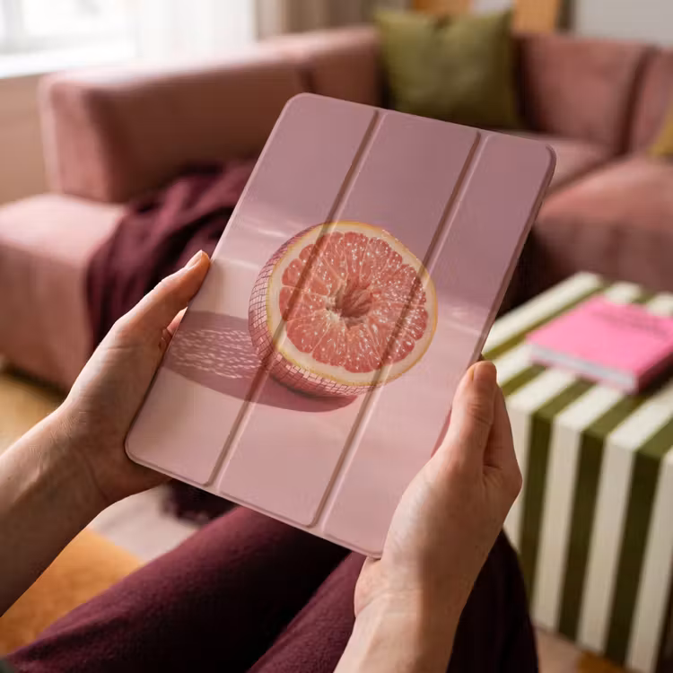 iPad-Hülle - Grapefruit - Rosa - Disco - Glänzend — 4
