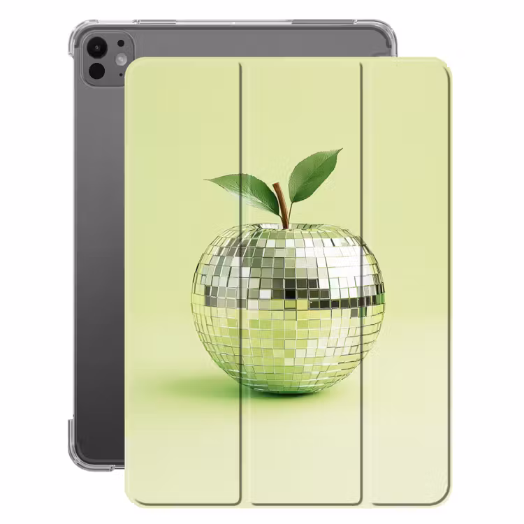 iPad-Hülle - Grün - Disco - Dekoration - Apfel — 1