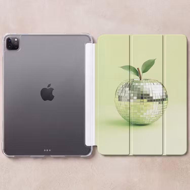 iPad-Hülle - Grün - Disco - Dekoration - Apfel — 6