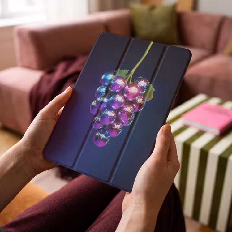 iPad-Hülle - Lila - Disco - Party - Weintraube — 4