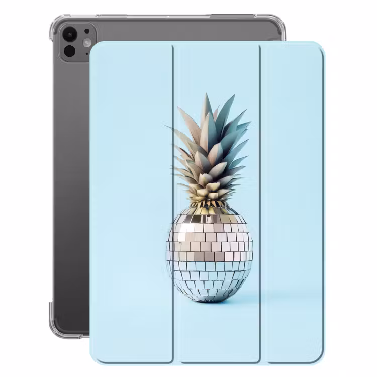 iPad-Hülle - Blau - Ananas - Disco - Discoball — 1