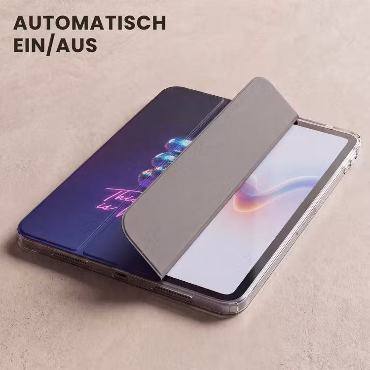 iPad-Hülle - Zitat - Neon - Disco - Weintrauben — 5