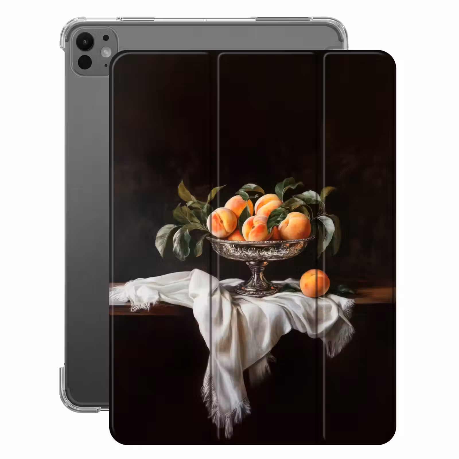 iPad-Hülle - Stillleben - Pfirsiche - Vintage — 1