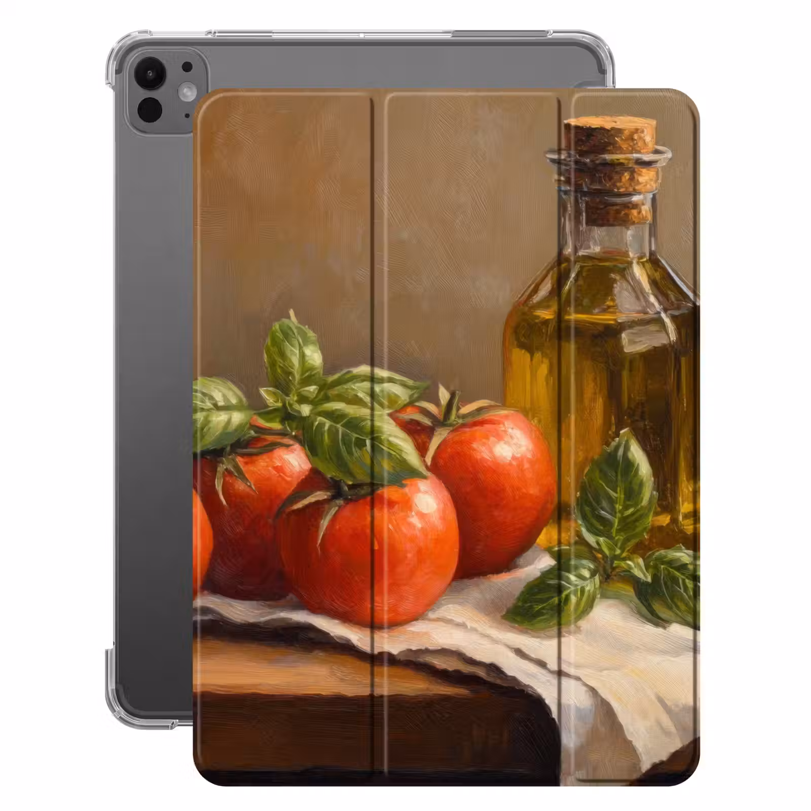 iPad-Hülle - Tomaten - Olivenöl - Stilleben — 1