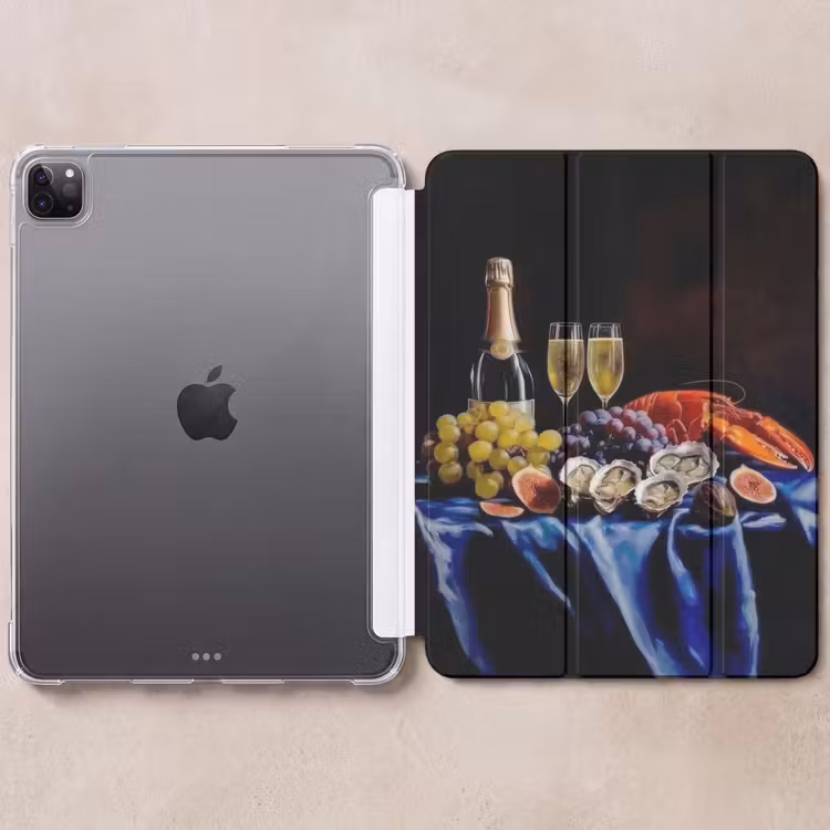 iPad-Hülle - Champagner - Luxus - Austern — 6