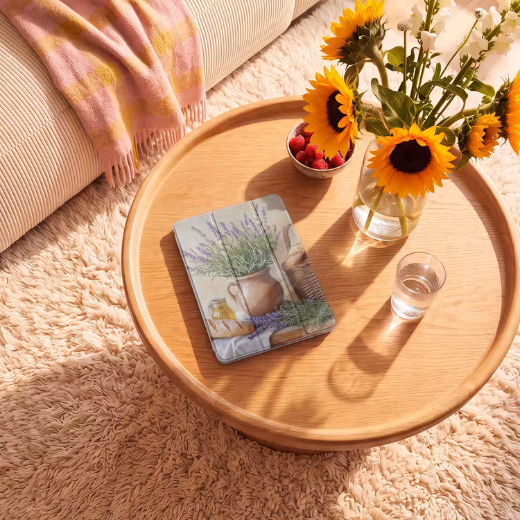 iPad-Hülle - Lavendel - Brot - Stilleben — 2