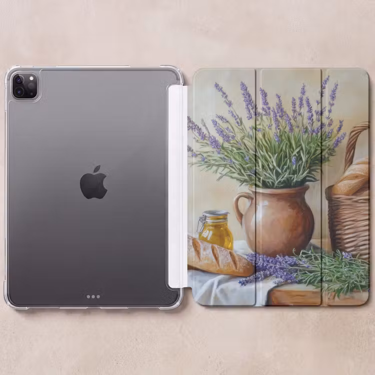 iPad-Hülle - Lavendel - Brot - Stilleben — 6
