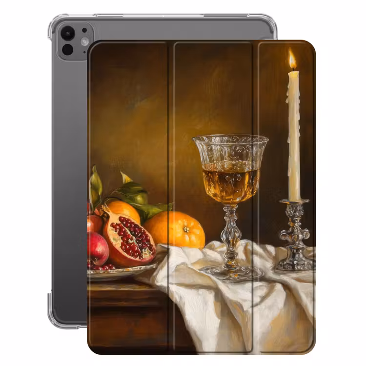 iPad-Hülle - Obst - Stilleben - Wein - Kerze — 1