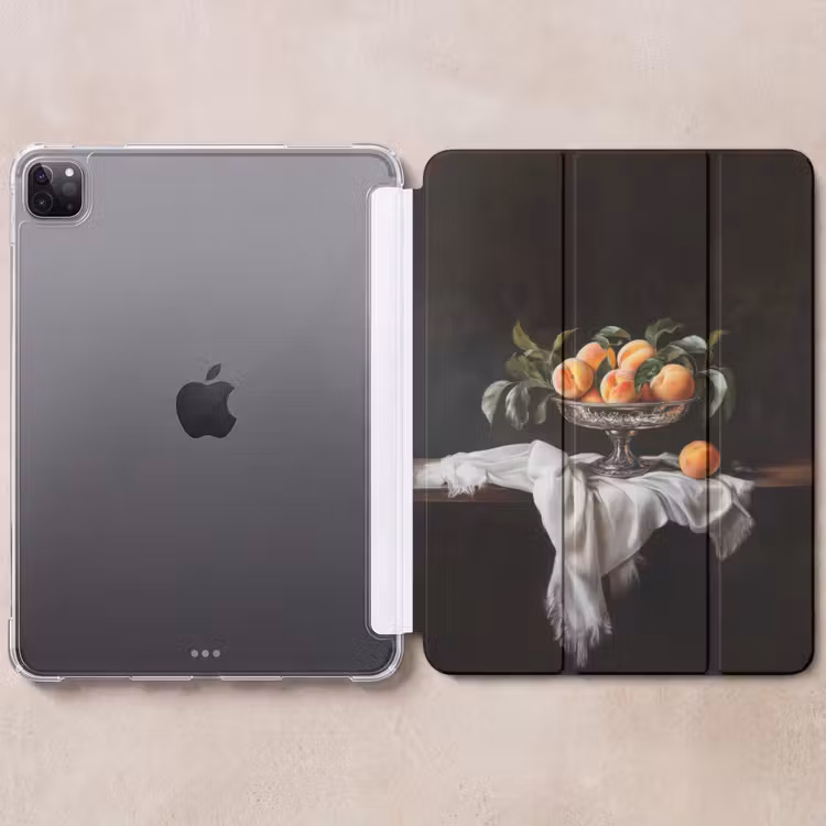 iPad-Hülle - Stillleben - Pfirsiche - Vintage — 6