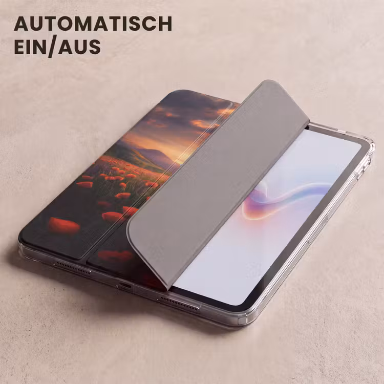 iPad-Hülle - Landschaft - Sonnenuntergang - Blumenfeld — 5