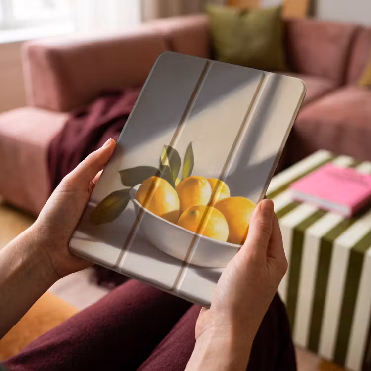 iPad-Hülle - Zitronen - Stilleben - Gelb — 4
