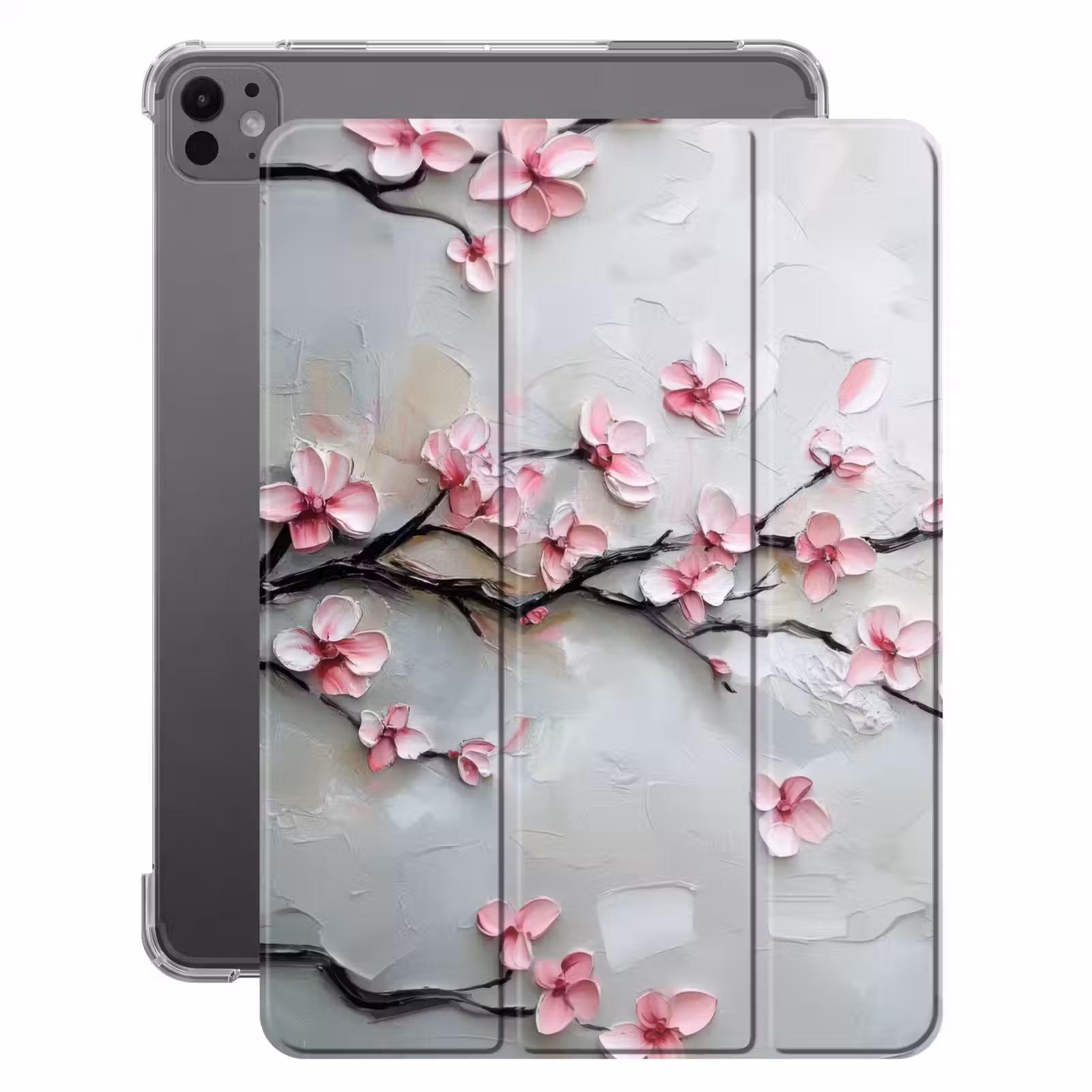 iPad-Hülle - Blüte - Künstlerisch - Rosa - Sakura — 1