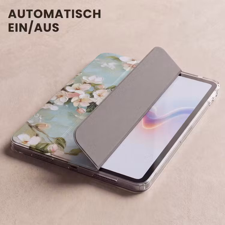 iPad-Hülle - Blossom - Blätter - Hellblau — 5