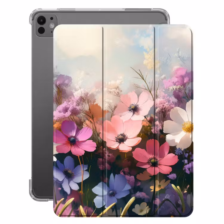 iPad-Hülle - Blumen - Bunt - Blühend — 1