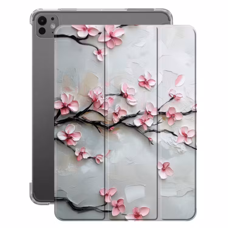 iPad-Hülle - Blüte - Künstlerisch - Rosa - Sakura — 1