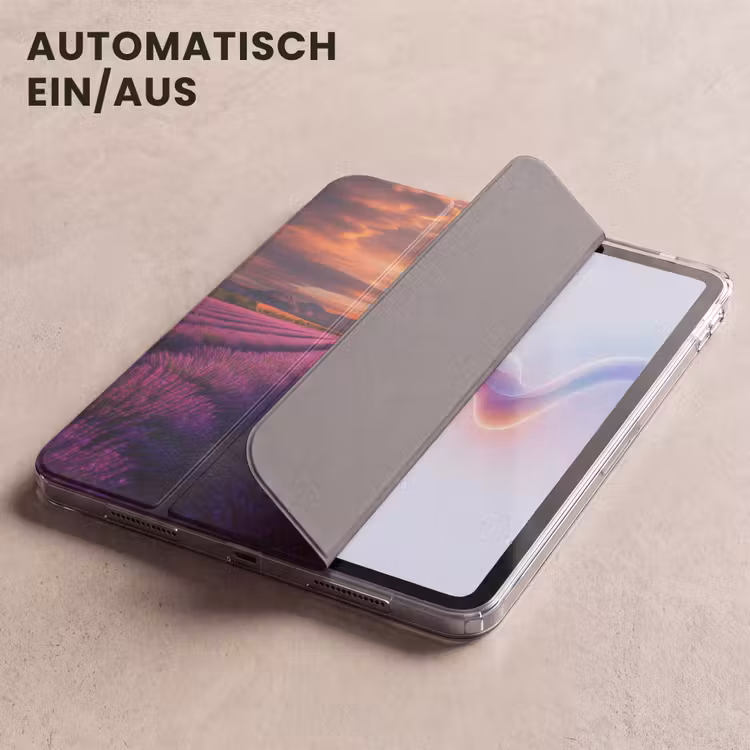 iPad-Hülle - Lavendelfeld - Sonnenuntergang - Lila — 5