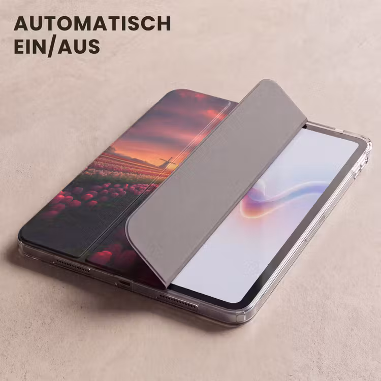 iPad-Hülle - Windmühle - Sonnenuntergang - Landschaft — 5