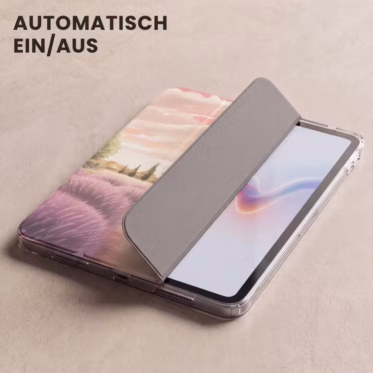 iPad-Hülle - Lavendelfeld - Haus - Lila — 5