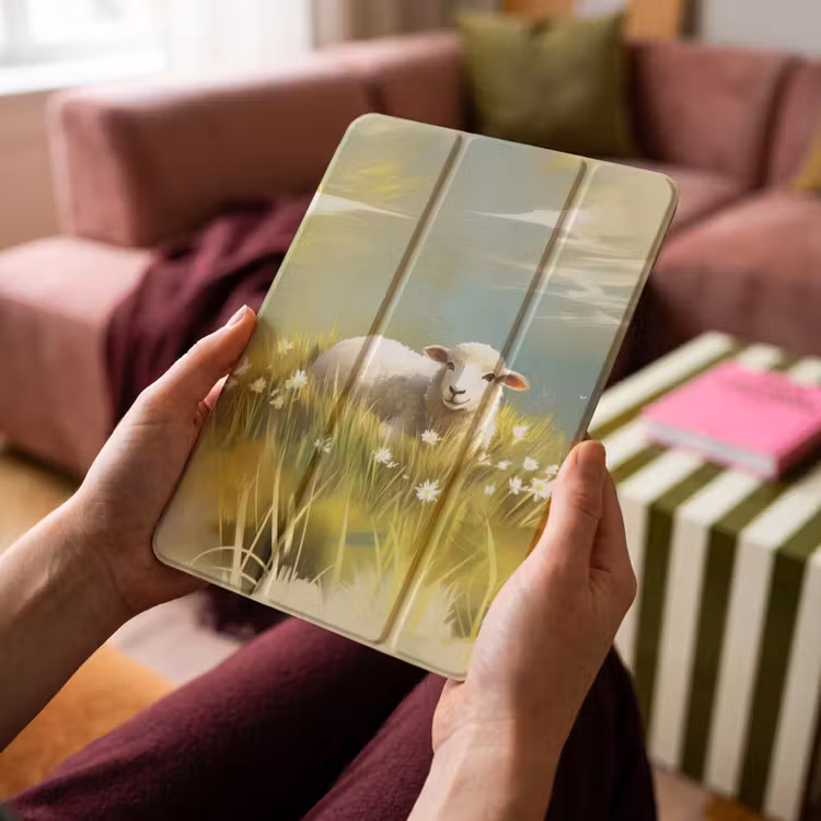 iPad-Hülle - Schafe - Wiese - Grün — 4