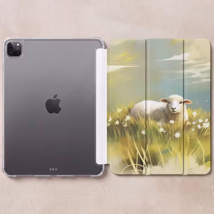 iPad-Hülle - Schafe - Wiese - Grün — 6
