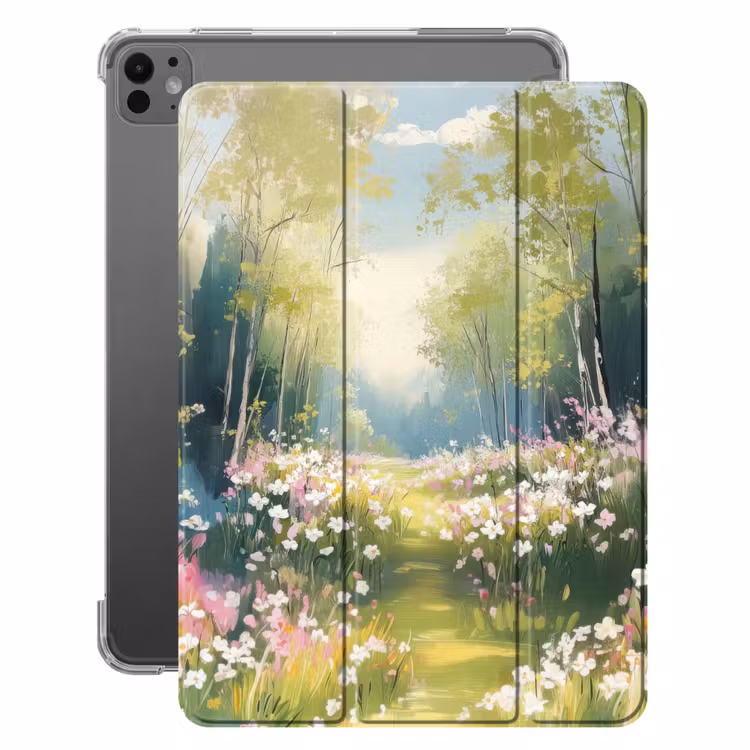 iPad-Hülle - Wald - Malerei - Farbenfroh — 1