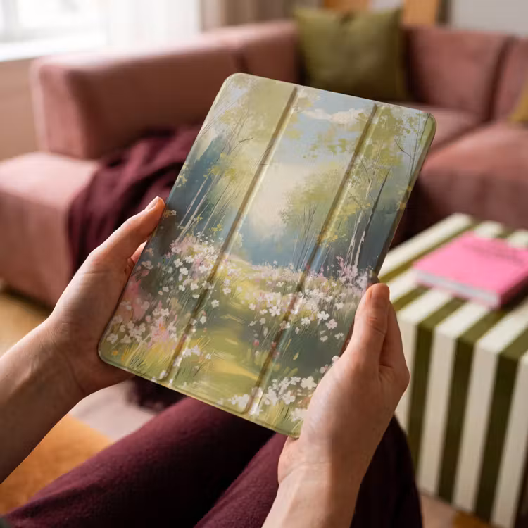 iPad-Hülle - Wald - Malerei - Farbenfroh — 4