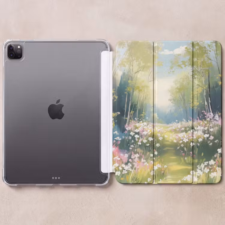 iPad-Hülle - Wald - Malerei - Farbenfroh — 6