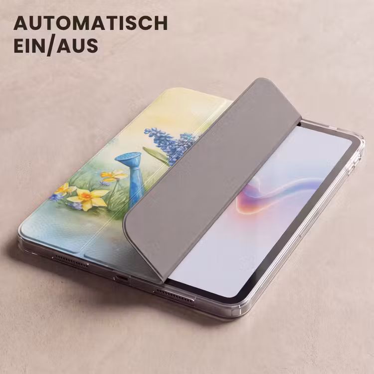 iPad-Hülle - Lavendelblüten - Zitat - Gießkanne — 5