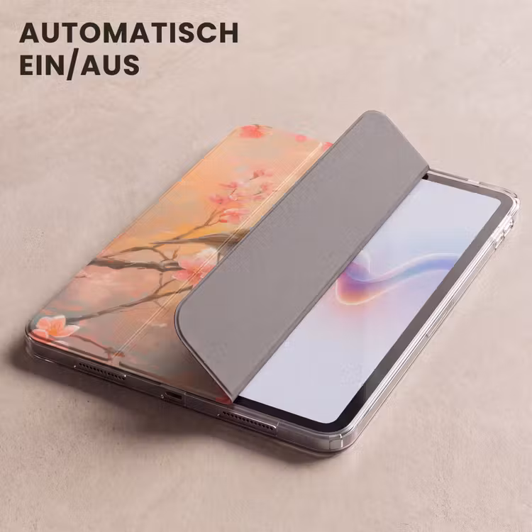 iPad-Hülle - Rotkehlchen - Zierpflanze - Blütenzweig — 5