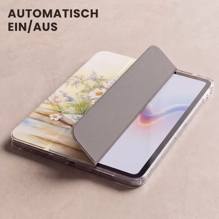 iPad-Hülle - Vase - Delfter Blau - Gänseblümchen — 5