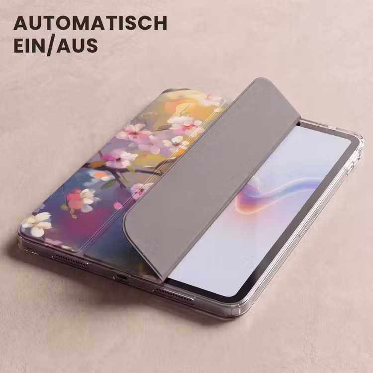 iPad-Hülle - Vögel - Blumen - Rosa — 5