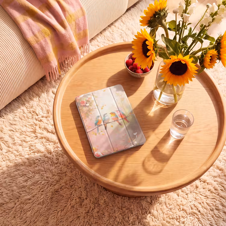 iPad-Hülle - Vögel - Bunt - Zweig — 2