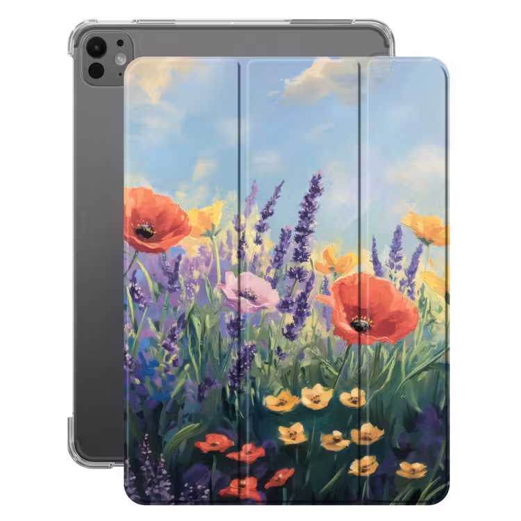 iPad-Hülle - Wiese - Blumen - Farbenfroh — 1