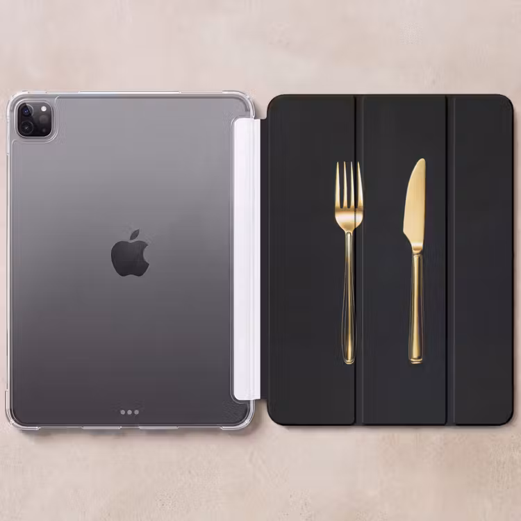 iPad-Hülle - Besteck - Gold - Messer - Gabel — 6