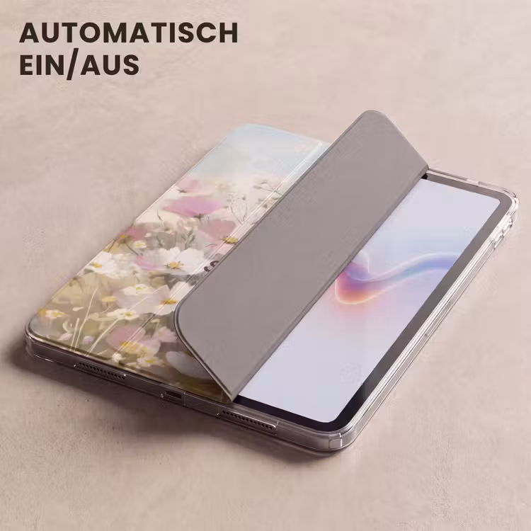 iPad-Hülle - Zitat - Blumen - Malerisch — 5