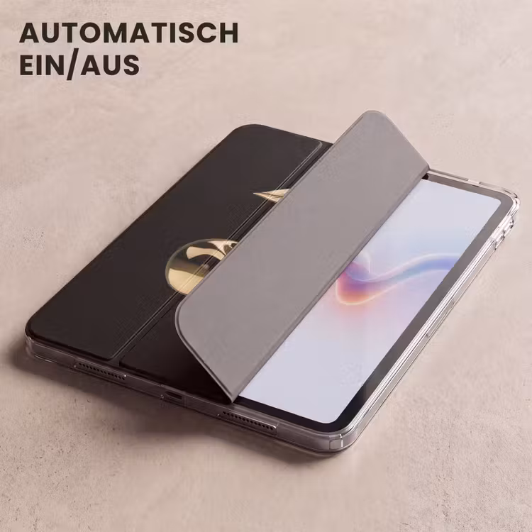 iPad-Hülle - Kirsche - Schwarz - Gold - Chrom — 5