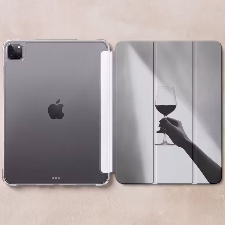 iPad-Hülle - Leicht - Wein - Rot - Glas — 6