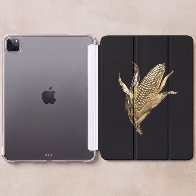 iPad-Hülle - Mais - Lebensmittel - Gold - Schwarz — 6